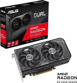 Видеокарта ASUS Dual Radeon RX 6600 V3 8GB DUAL-RX6600-8G-V3