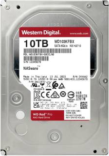 Внутренний HDD/SSD Western Digital WD Red Pro 10TB 7200rpm 512MB WD103KFBX