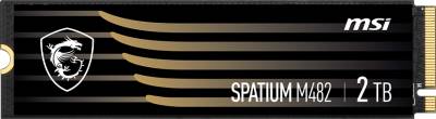 Внутренний HDD/SSD MSI Spatium M482 2TB M.2 2280 NVMe PCIe Gen4 x4 3D NAND TLC Eco-Pack S78-440Q720-P83