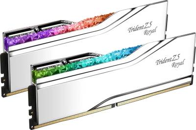 Оперативная память G.Skill Trident Z5 Royal Silver DDR5 32GB (2x16GB) 6400MHz CL30 Kit F5-6400J3039G16GX2-TR5S