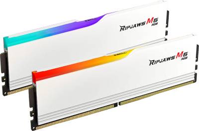 Оперативная память G.Skill Ripjaws M5 RGB White DDR5 32GB (2x16GB) 6000MHz CL36 Kit F5-6000J3636F16GX2-RM5RW