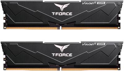 Оперативная память Team T-Force Vulcanα Black DDR5 32GB (2x16GB) 6000MHz CL38 Kit FLABD532G6000HC38ADC01