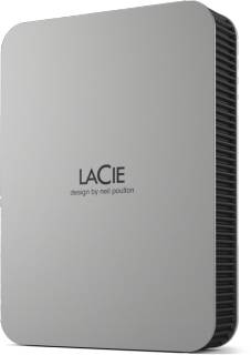 Внешний HDD LaCie Mobile Drive 5TB Moon Silver USB-C STLP5000400