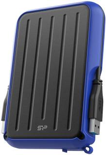 Внешний HDD Silicon Power Armor A66 4TB Black/Blue USB 3.2 Gen1 SP040TBPHD66LS3B