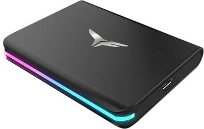 Внешний HDD Team TREASURE TOUCH External RGB SSD 1TB Black  USB 3.2 Gen2 Type C T8FED8001T0C302