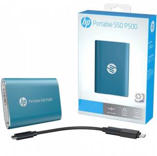 Внешний HDD Hewlett Packard Portable SSD P500 250GB Blue USB 3.2 Gen1 Type-C 7PD50AA