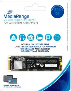 Внутренний HDD/SSD MediaRange SSD 256GB M.2 2280 NVMe PCIe Gen3 x4 TLC MR1031