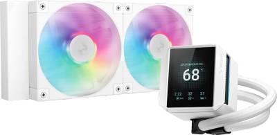 Кулер Deepcool Mystique 240 ARGB White R-LX240-WHDSNMCP-G-1