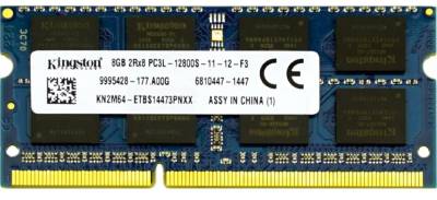 Оперативная память Kingston So-Dimm DDR3 8GB 1600MHz CL11 KN2M64-ETB