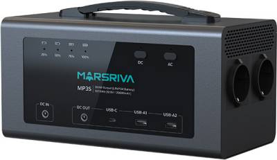 MARSRIVA Portable Power Station MP3S 300W/327.6Wh MP3S_MARSRIVA