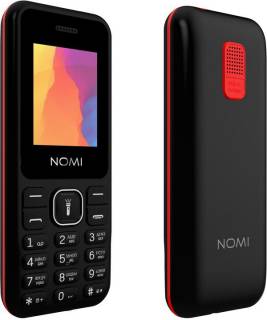 Смартфон Nomi i1880 Dual Sim Black/Red i1880R