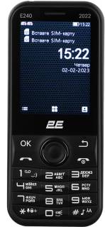 Смартфон 2E E240 2022 Dual SIM Black 688130245159