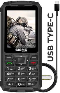 Смартфон Sigma X-treme PR68 Dual Sim Type-C Black 4827798122419