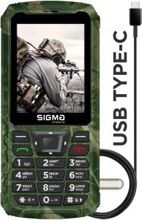 Смартфон Sigma X-treme PR68 Dual Sim Type-C Khaki 4827798122426