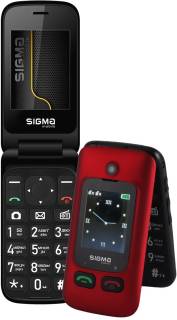 Смартфон Sigma Comfort 50 Shell Duo Type-C Red/Black 4827798212516