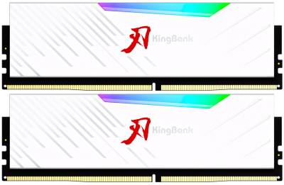 Оперативная память KingBank Soarblade RGB White DDR5 32GB (2x16GB) 7200MHz CL34 Kit K5.01.FLA5HD9301