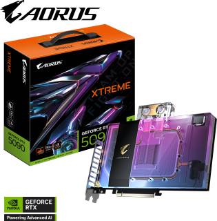 Видеокарта Gigabyte AORUS GeForce RTX 5090 XTREME WATERFORCE WB 32GB GV-N5090AORUSX WB-32GD