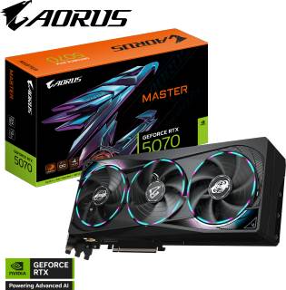 Видеокарта Gigabyte AORUS GeForce RTX 5070 MASTER 12GB GV-N5070AORUS M-12GD