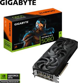 Видеокарта Gigabyte GeForce RTX 5080 WINDFORCE SFF 16GB GV-N5080WF3-16GD