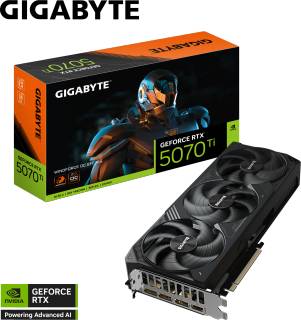 Видеокарта Gigabyte GeForce RTX 5070 Ti WINDFORCE OC SFF 16GB GV-N507TWF3OC-16GD