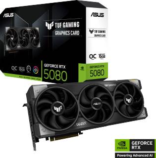 Видеокарта ASUS TUF Gaming GeForce RTX 5080 16GB OC Edition TUF-RTX5080-O16G-GAMING
