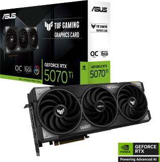 Видеокарта ASUS TUF Gaming GeForce RTX 5070 Ti 16GB OC Edition TUF-RTX5070TI-O16G-GAMING