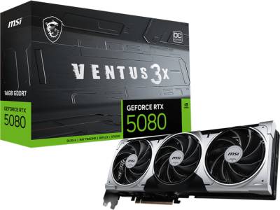 Видеокарта MSI GeForce RTX 5080 16GB VENTUS 3X OC PLUS RTX 5080 16G VENTUS 3X OC PLUS