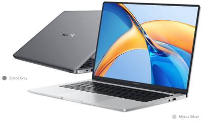Ноутбук Honor MagicBook X14 AMD Mystic Silver 2024 5301AJWP