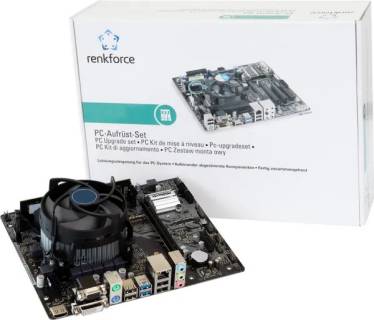 Материнская плата Renkforce PC TUNING-KIT INTEL PENTIUM GOLD G6405 (2 x 4.1 GHz) 8GB INTEL UHD GRAPHICS 610 MICRO-ATX