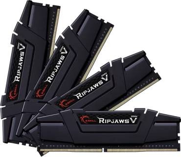 Оперативная память G.Skill Ripjaws V Black DDR5 128GB (4x32GB) 3200MHz CL16 Kit F4-3200C16Q-128GVK