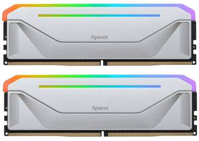 Оперативная память Apacer NOX RGB Silver DDR5 32GB 5200MHz CL40 Kit AH5U32G52C522NWAA-2