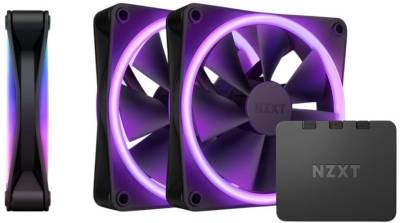 Вентилятор NZXT F120 RGB Duo Triple Pack (RF-D12TF-B1) Black