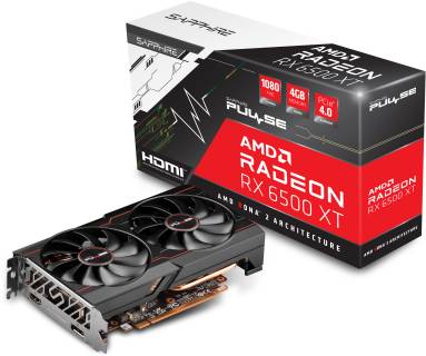 Видеокарта Sapphire PULSE AMD Radeon RX 6500 XT 4GB 11314-07-20G