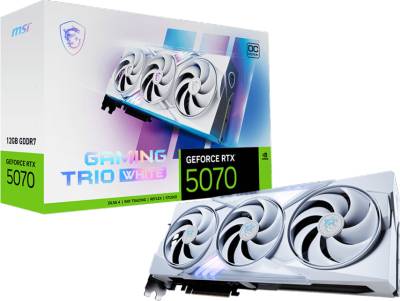 Видеокарта MSI GeForce RTX 5070 12GB GAMING TRIO OC WHITE RTX 5070 12G GAMING TRIO OC WHITE