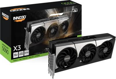 Видеокарта Inno3D GeForce RTX 5090 X3 32GB N50903-32D7-17593928