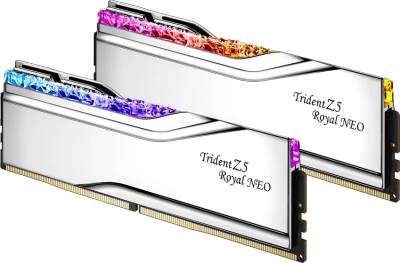 Оперативная память G.Skill Trident Z5 Royal Neo Silver DDR5 64GB (2x32GB) 6000MHz CL30 Kit F5-6000J3036G32GX2-TR5NS