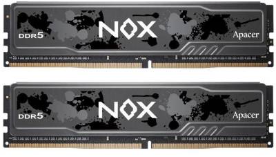 Оперативная память Apacer NOX DDR5 64GB (2x32GB) 5600MHz CL40 Kit AH5U64G56C522MBAA-2
