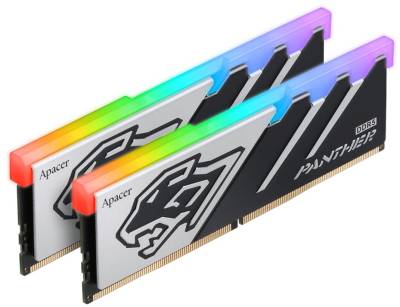 Оперативная память Apacer Panther RGB DDR5 32GB (2x16GB) 5200MHz CL40 Kit AH5U32G52C5229BAA-2