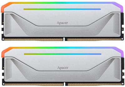 Оперативная память Apacer NOX RGB Silver DDR5 32GB (2x16GB) 6000MHz CL38 Kit AH5U32G60C622NWAA-2
