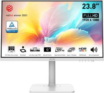 Монитор MSI Business Productivity Monitors Modern MD2412PW White 9S6-3PA59H-078