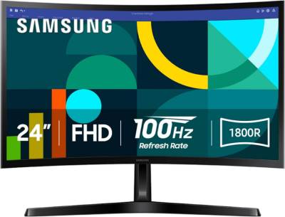 Монитор Samsung 24' Essential S3 Black LS24D366GAIXCI