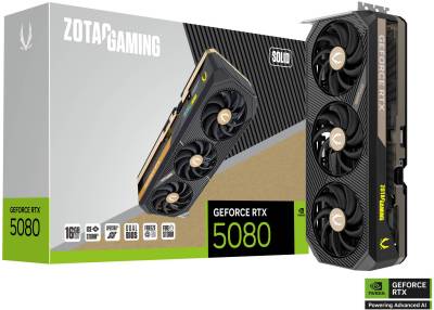 Видеокарта ZOTAC GAMING GeForce RTX 5080 SOLID 16GB ZT-B50800D-10P