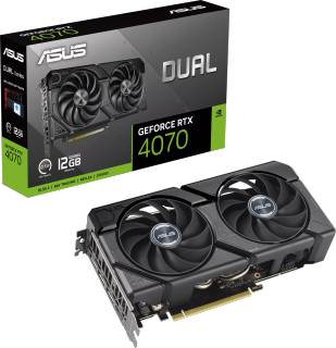 Видеокарта ASUS Dual GeForce RTX 4070 EVO 12GB DUAL-RTX4070-12G-EVO