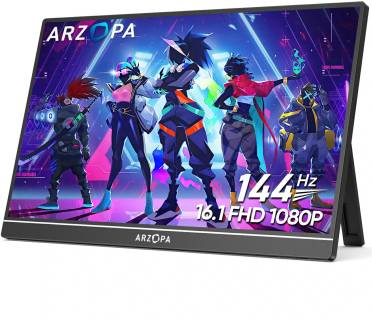 Монитор Arzopa Z1FC 144Hz Portable G1 Gaming Monitor Black