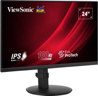 Монитор Viewsonic 24' Eye ProTech Plus Ergonomic Monitor Black VA2408-HDJ