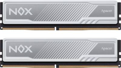 Оперативная память Apacer NOX White DDR4 32GB (2x16GB) 3600MHz CL18 Kit AH4U32G36C25YMWAA-2