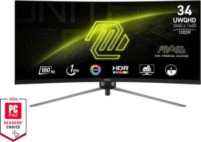 Монитор MSI Monitors MAG 345CQR 9S6-3DD14H-002 / 9S6-3DD14H-021