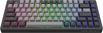 Клавиатура Dark Project KD83A PBT Mechanical Gateron Cap Teal USB Black/Gray KB-GCT-871-100004