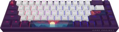 Клавиатура Dark Project Sunrise PBT RGB Mech G3MS Sapphire USB Violet/White DPP68_GSH_SUNR_ANSI_UA