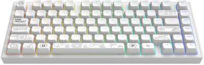 Клавиатура Dark Project ALU81 Terra Nova PBT RGB Mech G3MS Moonstone White DPKB_NOVA_81_ANSI_WHITE_UA